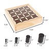 Toy Time Toy Time Wooden Tabletop 3D Tic Tac Toe Game Set 497720LNF